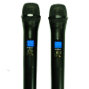 Двоен безжичен VHF микрофон Debra 3002 с фиксирана честота