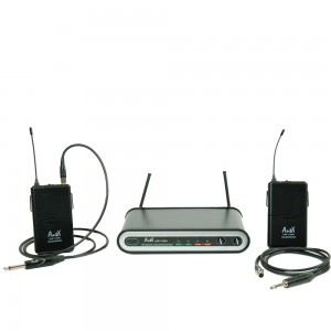 Комплект 2 безжични китарни микрофона UHF 113GG