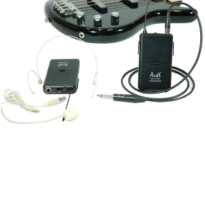 Двоен безжичен микрофон за китара UHF 113HG 