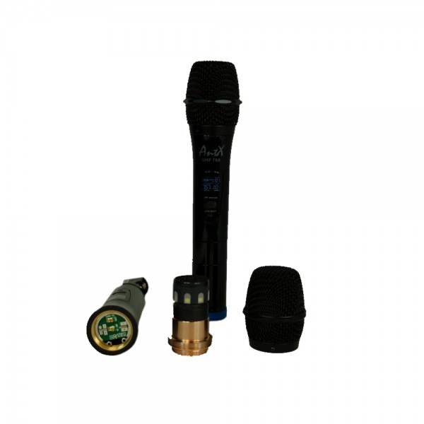 Двоен безжичен вокален микрофон UHF 766 на топ цена