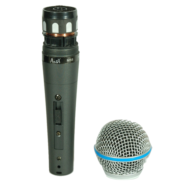 Качествен вокален кабелен микрофон M58 XLR ниска цена!