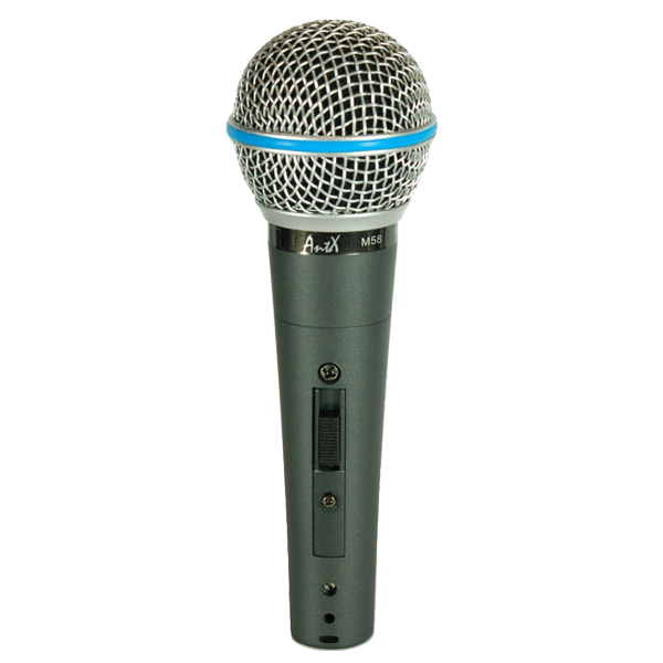 Качествен вокален кабелен микрофон M58 XLR ниска цена!